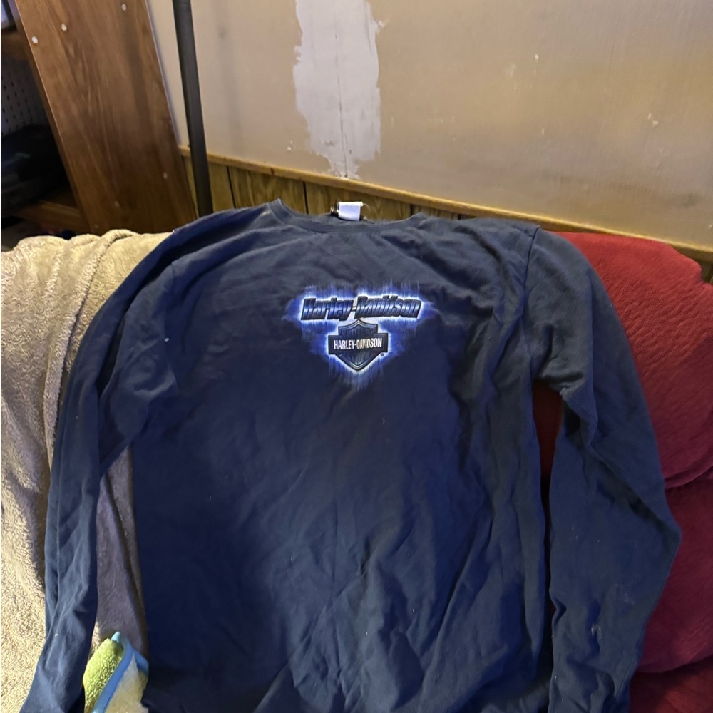 Harley-Davidson Dark Blue Long Sleeve Shirt